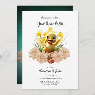 Invitation Petit canard doux