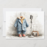 Petit chanteur 1ère fête d'anniversaire