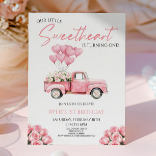 Invitation Petit chéri Saint-Valentin Anniversaire Fête
