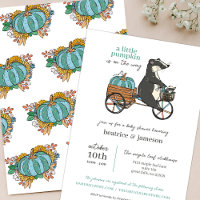 Petit Citrouille sur le chemin Couples Boy Baby sh