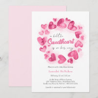 Petit coeur rose pour la Saint-Valentin Fille Baby