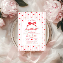 Petit coeur tendre valentin bébé shower