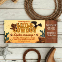 Invitation Petit Cowboy