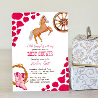Petit cowgirl western rodeo baby shower