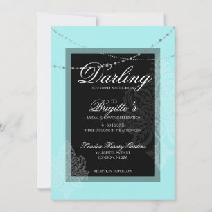 Invitation Petit déjeuner de douche nuptiale avec la mariée 
