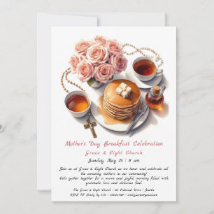 Invitation Petit-déjeuner de la Fête des Mères – P