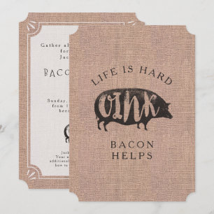 Invitation Petit-déjeuner ou Brunch Pique-nique pour les amat