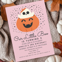 Petit Fantôme de Boo Halloween Filles Anniversaire