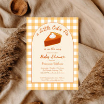 Petit gâteau de citrouille adorable douche de bébé