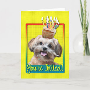 Invitation Petit gâteau d'invitation - ShihPoo - Maggie