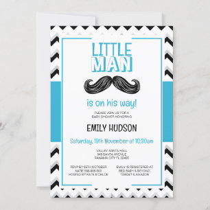 Invitation Petit Homme Modifiable