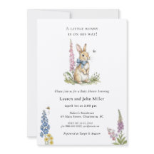 Petit lapin en route Baby boy Baby Shower