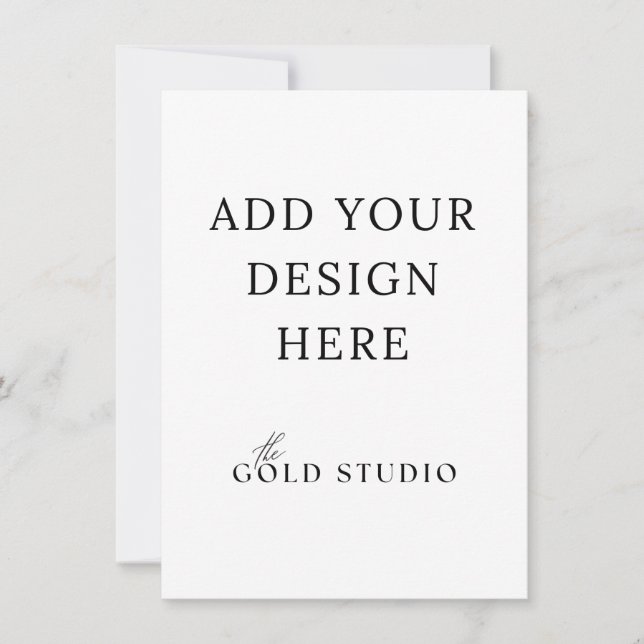 Invitation Petit modèle d'invitation vierge (4,5 x 6,25)  (Devant)