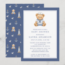 Petit ours marin fête de naissance