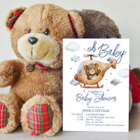 Petit petit baby shower d'hélicoptère pilote