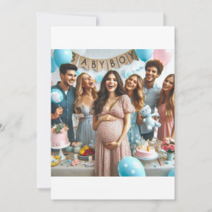 Invitation "Petit Prince en chemin : Baby shower