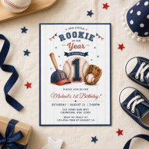 Petit Recrue 1er Anniversaire Baseball