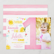 Petit soleil Lemonade Rose Girl Lemon Anniversaire