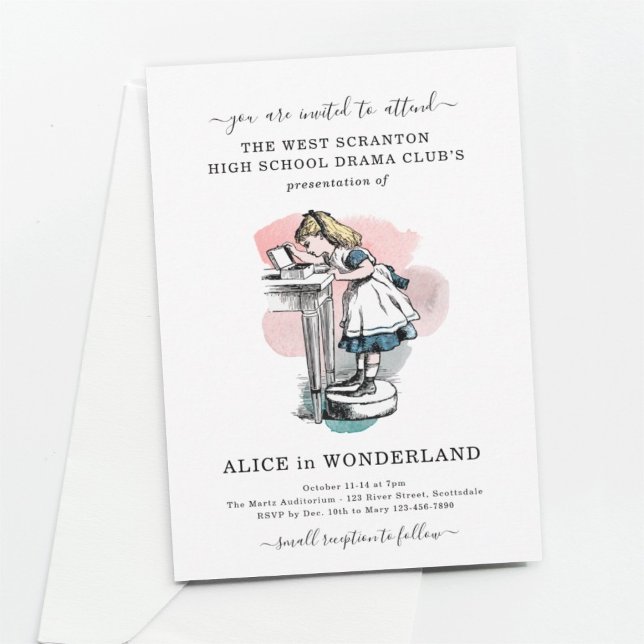 Invitation Petit Théâtre Collège communautaire Lycée Pièce de (Créateur téléchargé)