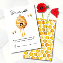 Petite Baby shower d'abeilles de miel Raffle