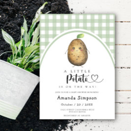 Invitation Petite Baby shower de pomme de terre