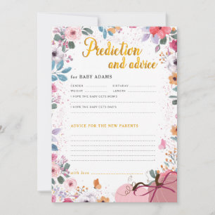 Invitation Petite Citrouille Florale Prédiction & Conseils d'