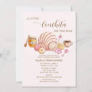 Invitation Petite Concha En Route Fête Prénatale Mexicaine