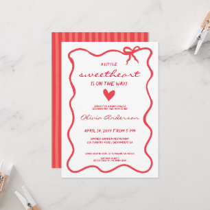 Invitation Petite Douceur Baby Shower fantaisiste