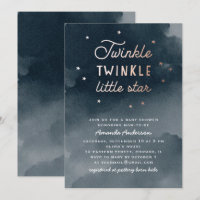 Petite étoile. Baby shower marine aquarelle