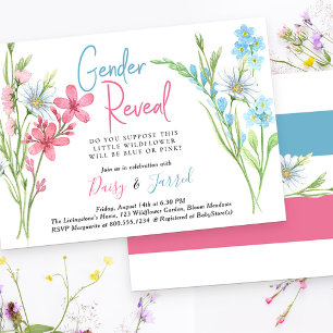 Invitation Petite Fleur Sauvage Pensez-Vous à la Révélation d