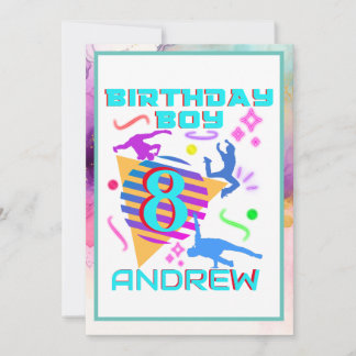 Invitation Petite Hip hop Danse Anniversaire Garçon Correspon