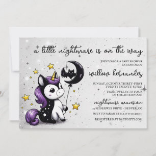 Invitation Petite Licorne Baby Shower