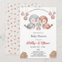 Petite petite baby shower de bouleau douce invitat