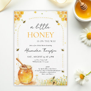 Invitation Petites Fleurs Sauvages D'été Arc Baby Shower