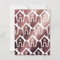 Petites maisons blanches sur Rose Gold Nouvelle ca