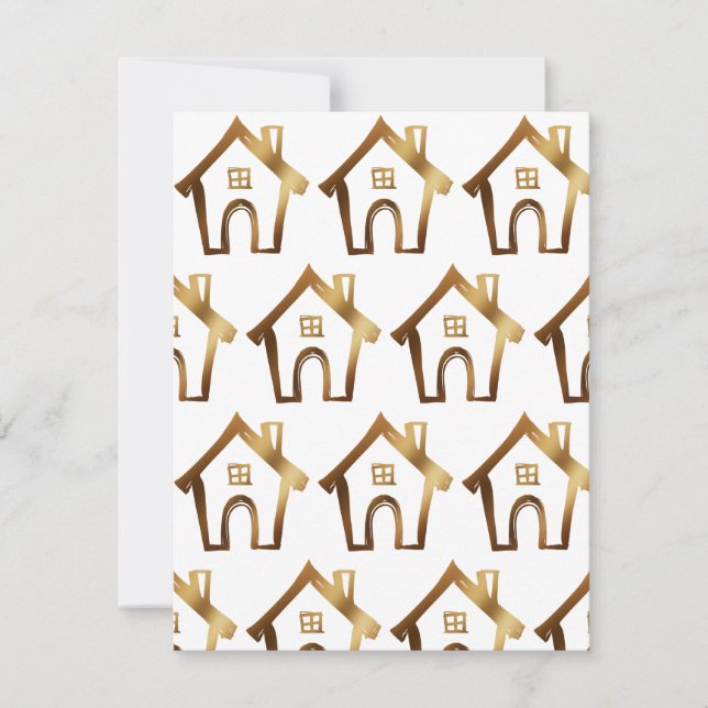 Invitation Petites maisons que nous avons déplacé Gold et Whi (Devant)