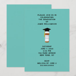 Invitation Pharmacienne Fête de Graduation de l'école de phar