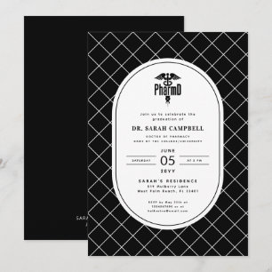 Invitation PharmD Docteur en pharmacie Motif de vérification