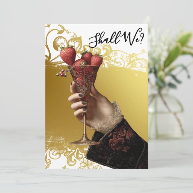 Invitation *~* PHOTO A101 Cocktail Orné 1 EVEILLETTE (Debout devant)