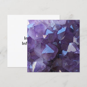 Invitation Photo Amethyst vide