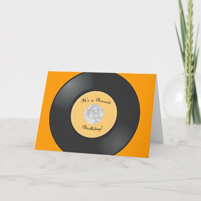 Invitation PHOTO ANNIVERSAIRE (Devant)