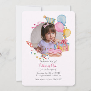 Invitation Photo Anniversaire