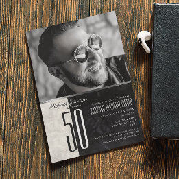 Invitation Photo Anniversaire Homme 50 Ans