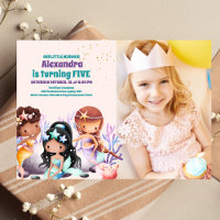 Photo Aqua Green Gold Petite Sirène Anniversaire
