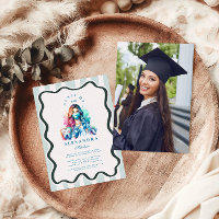 Photo Aquarelle Femme Dentiste Graduation