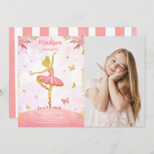 invitation photo ballerine