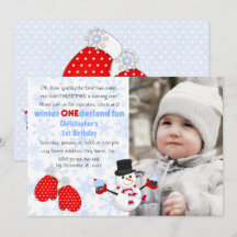 Photo Boy's Winter ONEderland Anniversaire Party