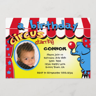 Invitation photo Carnival Circus