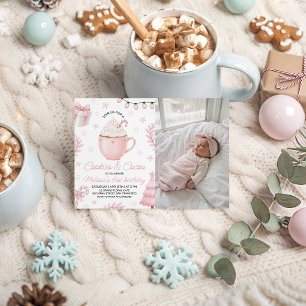 Invitation photo d'anniversaire Cookies & Cocoa