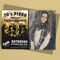 Photo d'anniversaire Disco des années 70 | Boule à